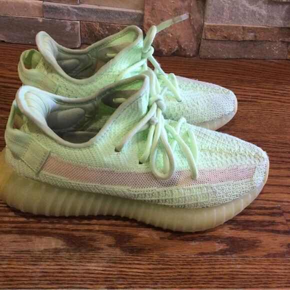 ADIDAS Yeezy Boost 350 V2 Glow Sneakers - Picture 3 of 10
